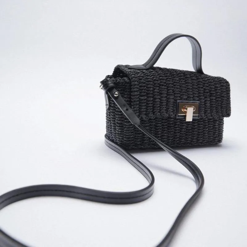 New Paper Rope Messenger Bag