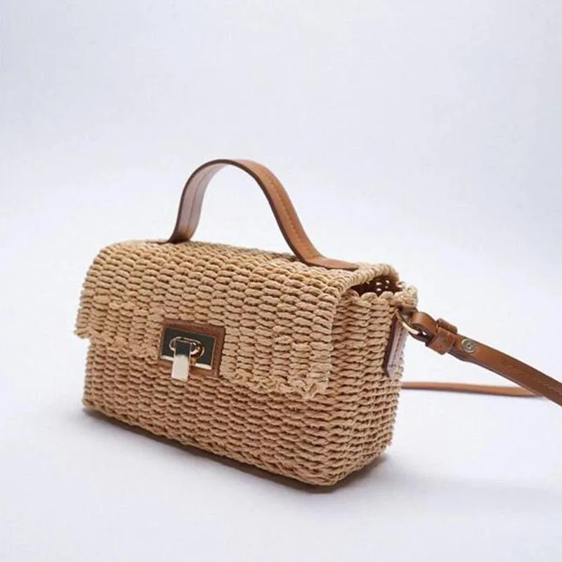 New Paper Rope Messenger Bag