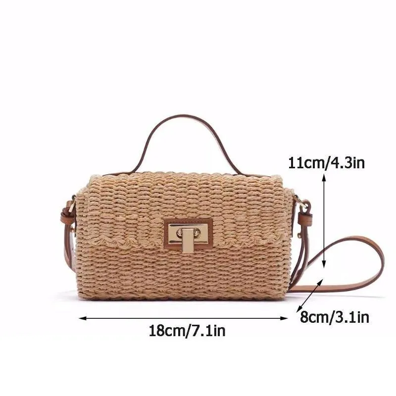 New Paper Rope Messenger Bag