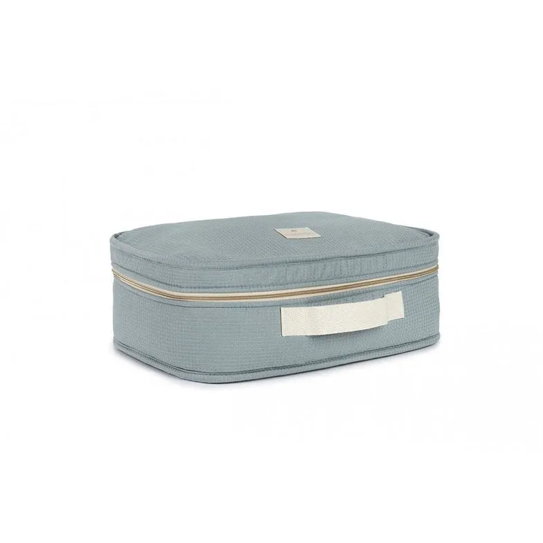 nobodinoz Victoria Baby Suitcase Stone Blue