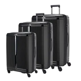 Oxford Suitcases Set of 3   Beauty Case - Black