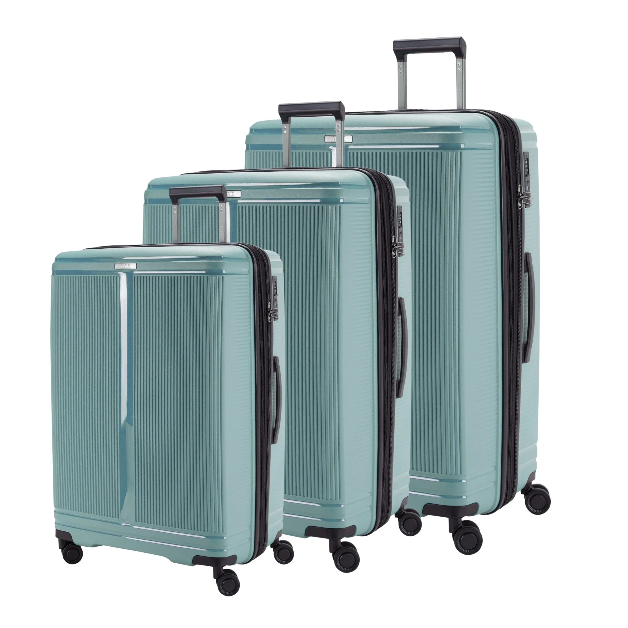 Oxford Suitcases Set of 3   Beauty Case - Black