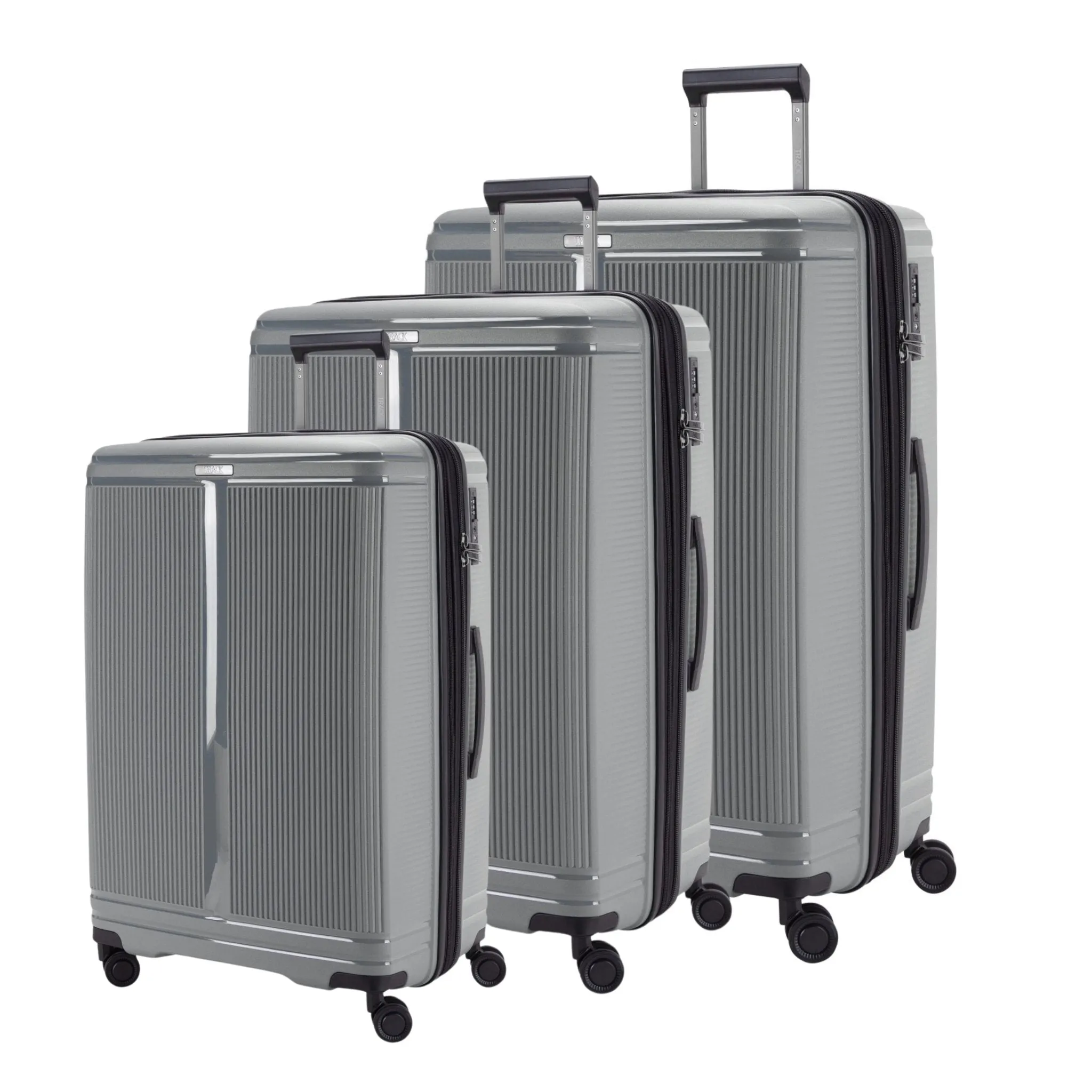 Oxford Suitcases Set of 3   Beauty Case - Black