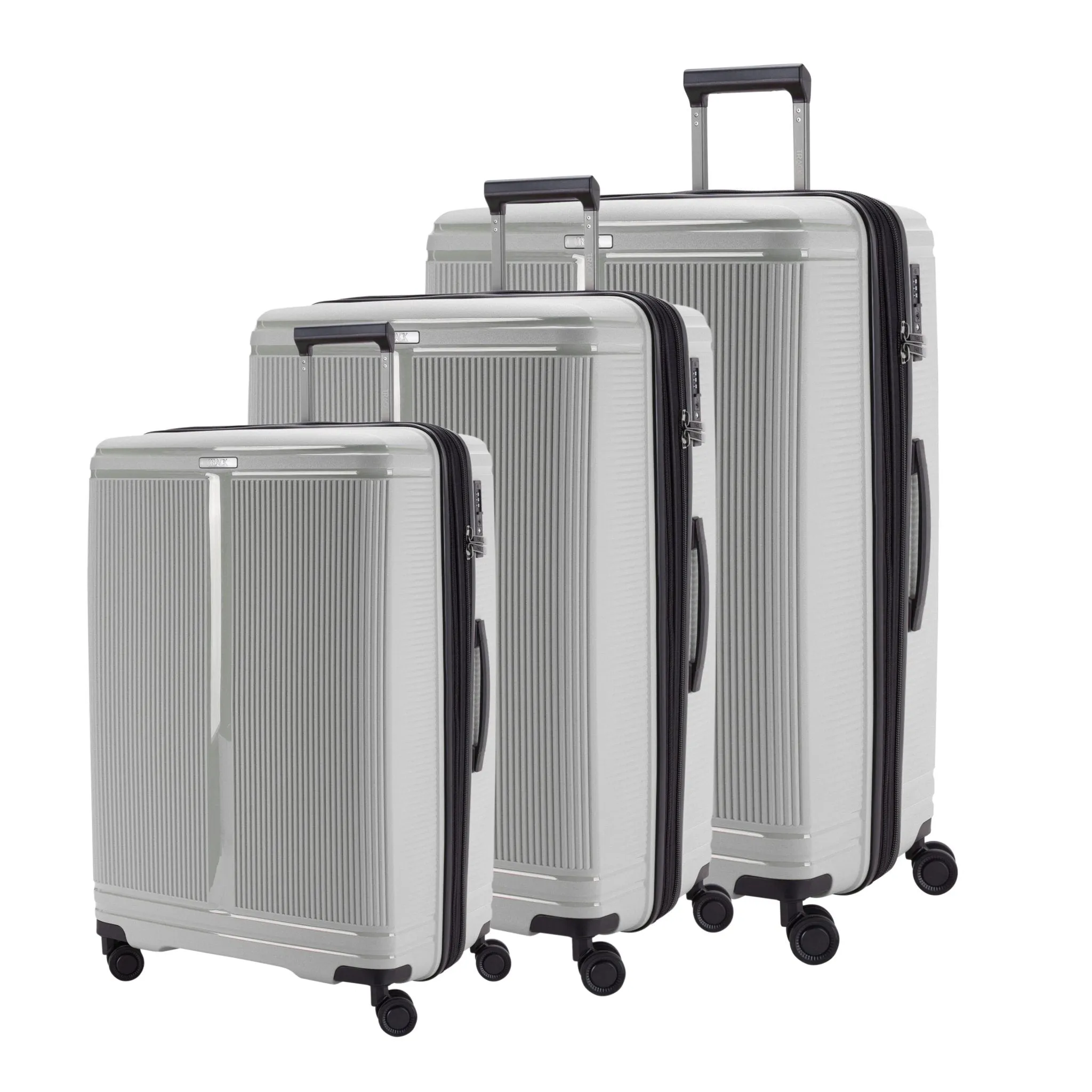 Oxford Suitcases Set of 3   Beauty Case - Black