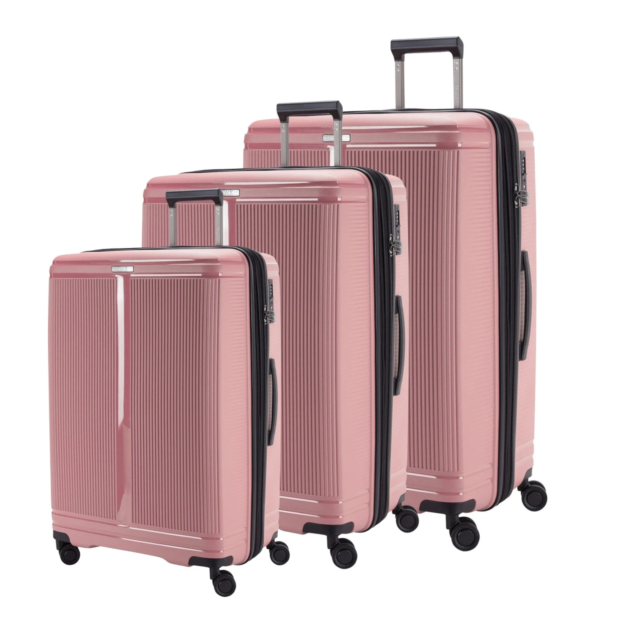 Oxford Suitcases Set of 3   Beauty Case - Red