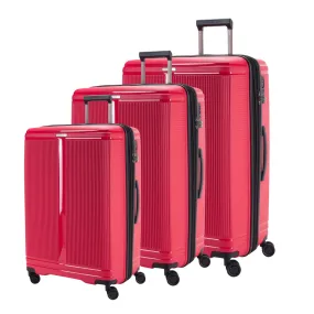 Oxford Suitcases Set of 3   Beauty Case - Red