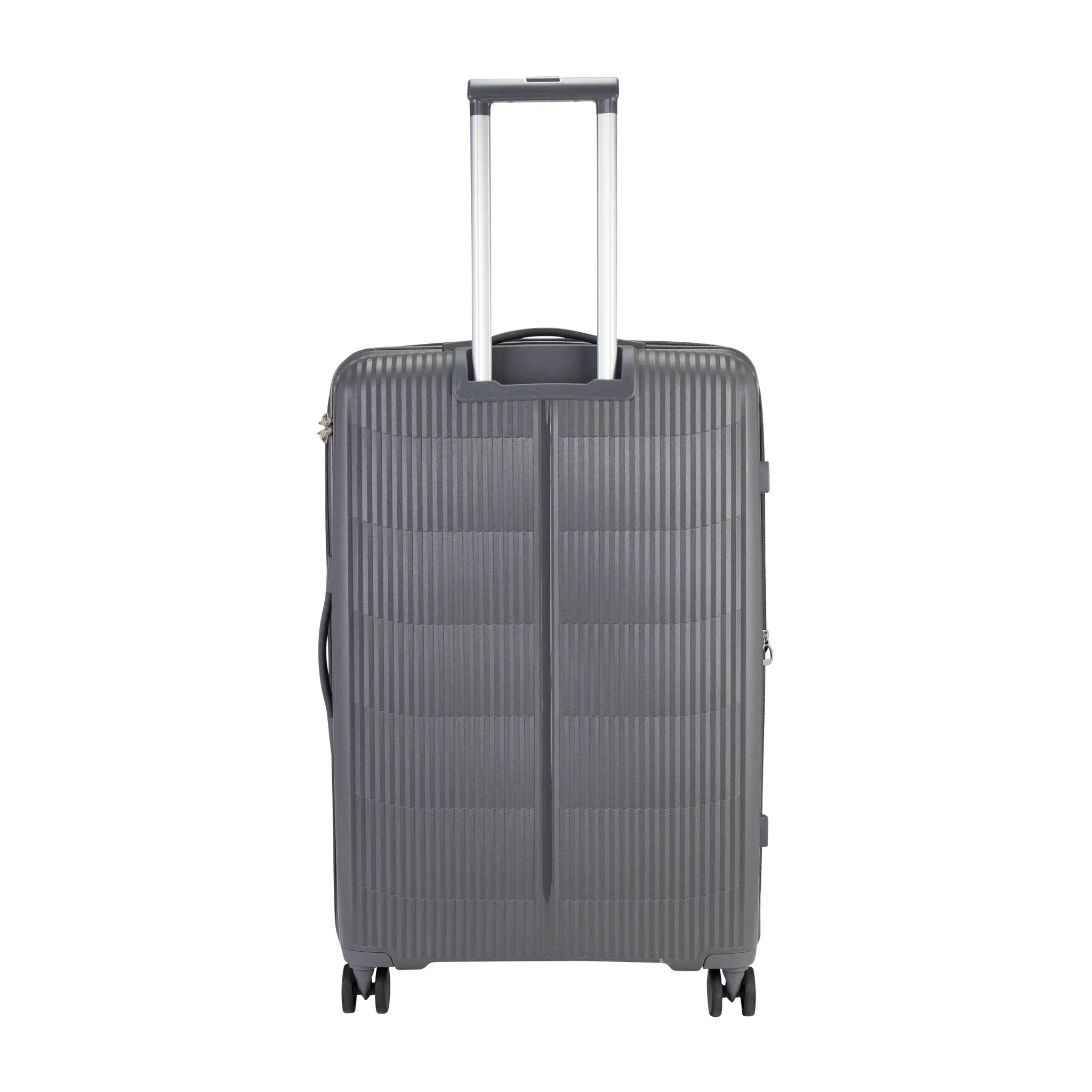 PP Suitcases Set Of 3 with Free Beauty Case-D.Grey