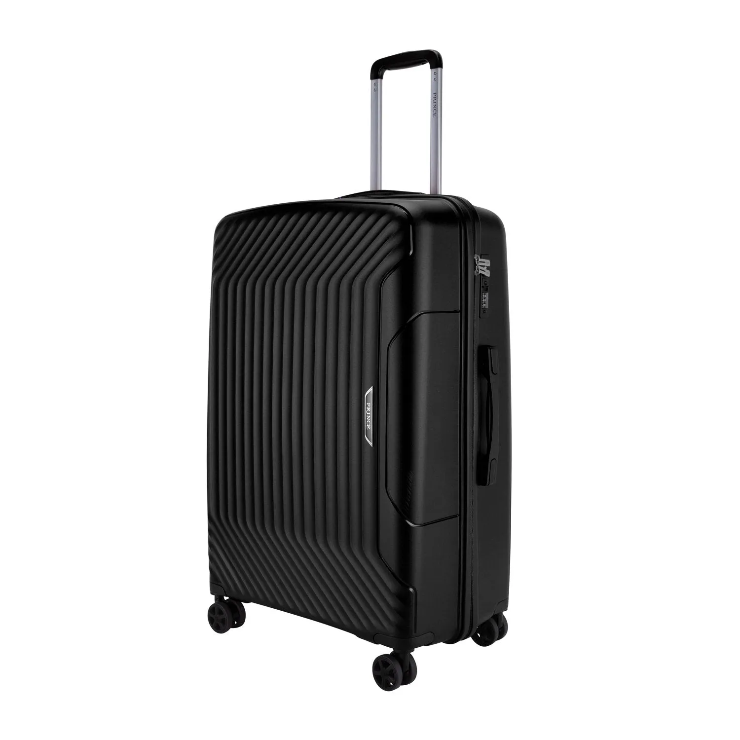 Prince Upright Suitcase Set of 3-Black PR16708