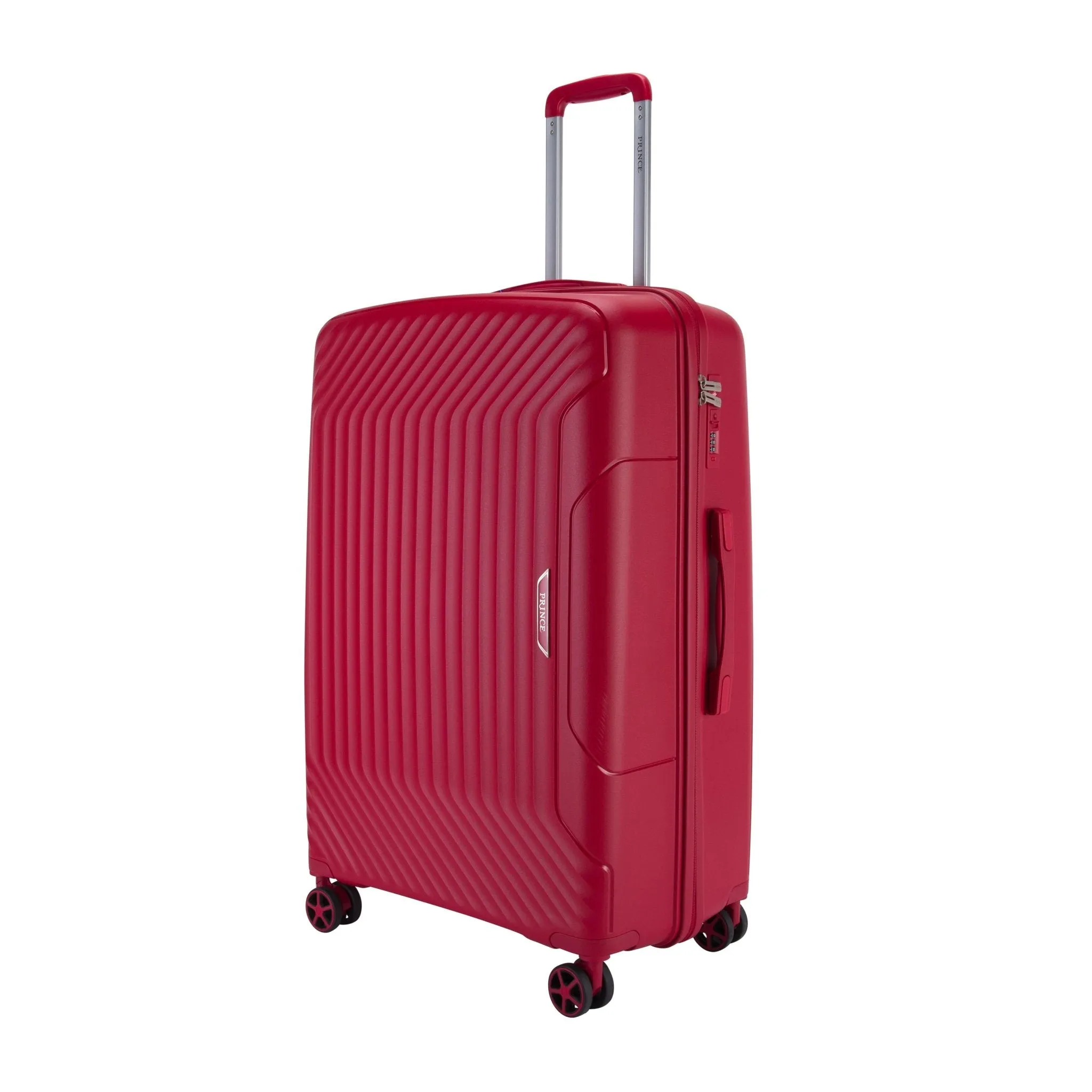 Prince Upright Suitcase Set of 3-Red PR16708