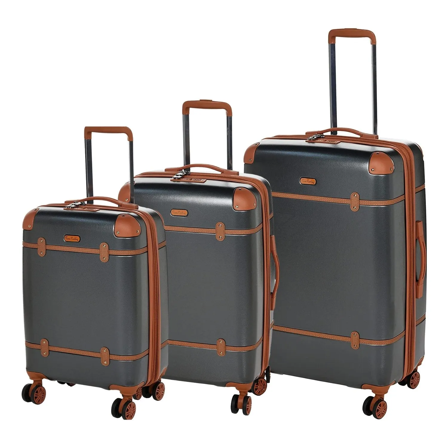 Quebec Hardcase Trolley set of 3 - Black