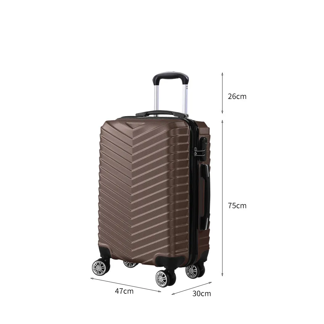 Slimbridge 28" Luggage Suitcase Travel Coffee 28 inch