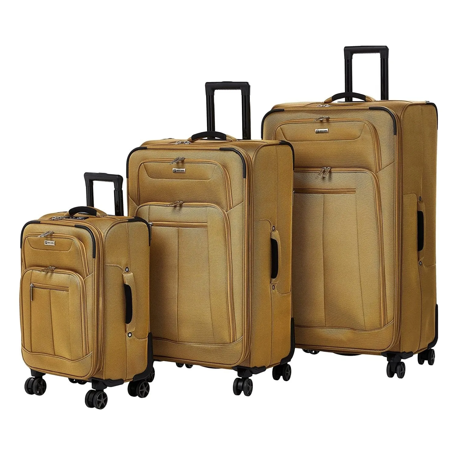 Softcase Trolley-PC86306 Set of 3 - Black