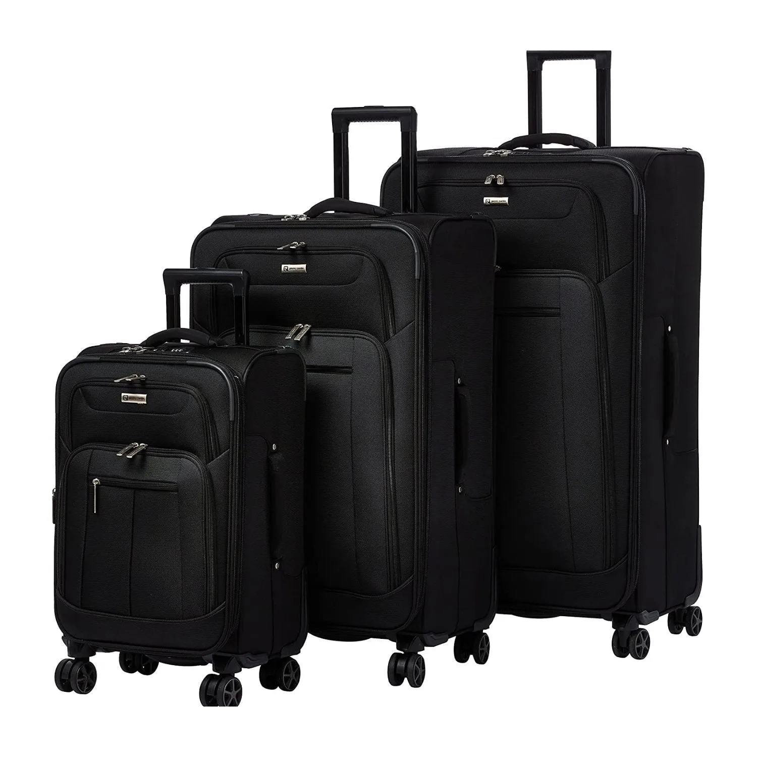 Softcase Trolley-PC86306 Set of 3 - Black