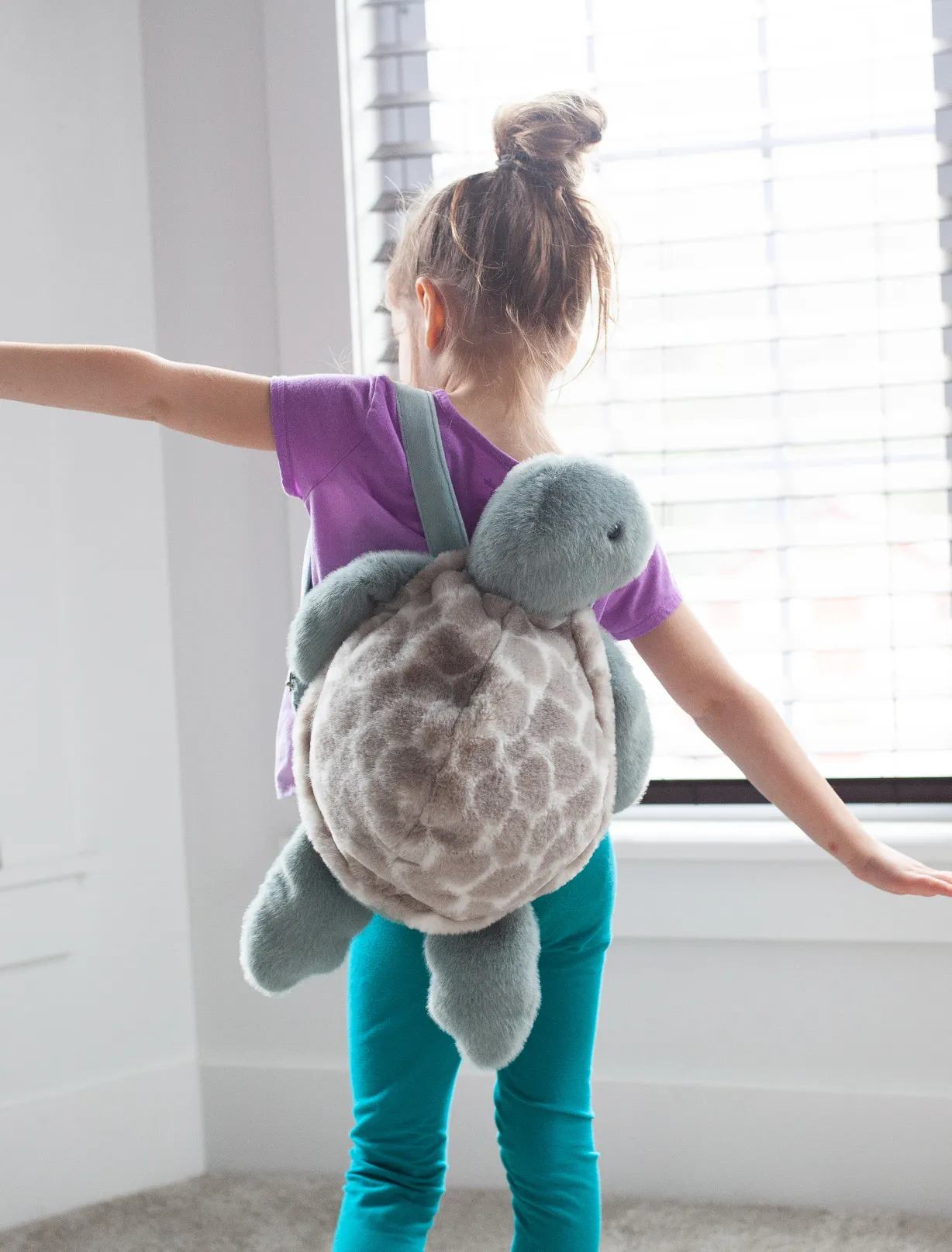 'Taylor' Turtle Plush Backpack