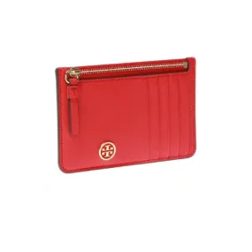 Tory Burch Robinson Slim Card Case in Red - 50211