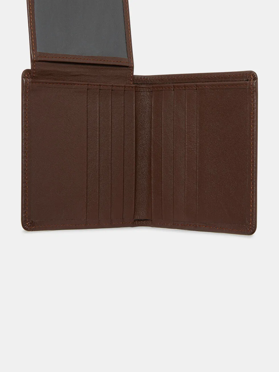 Tri-Fold Kangaroo Wallet - Brown