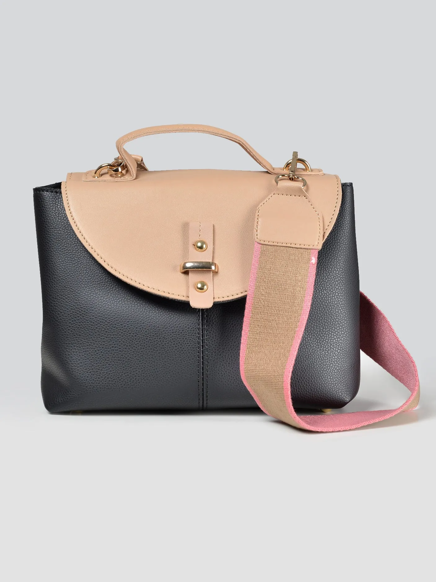 Two-Toned Shoulder Bag