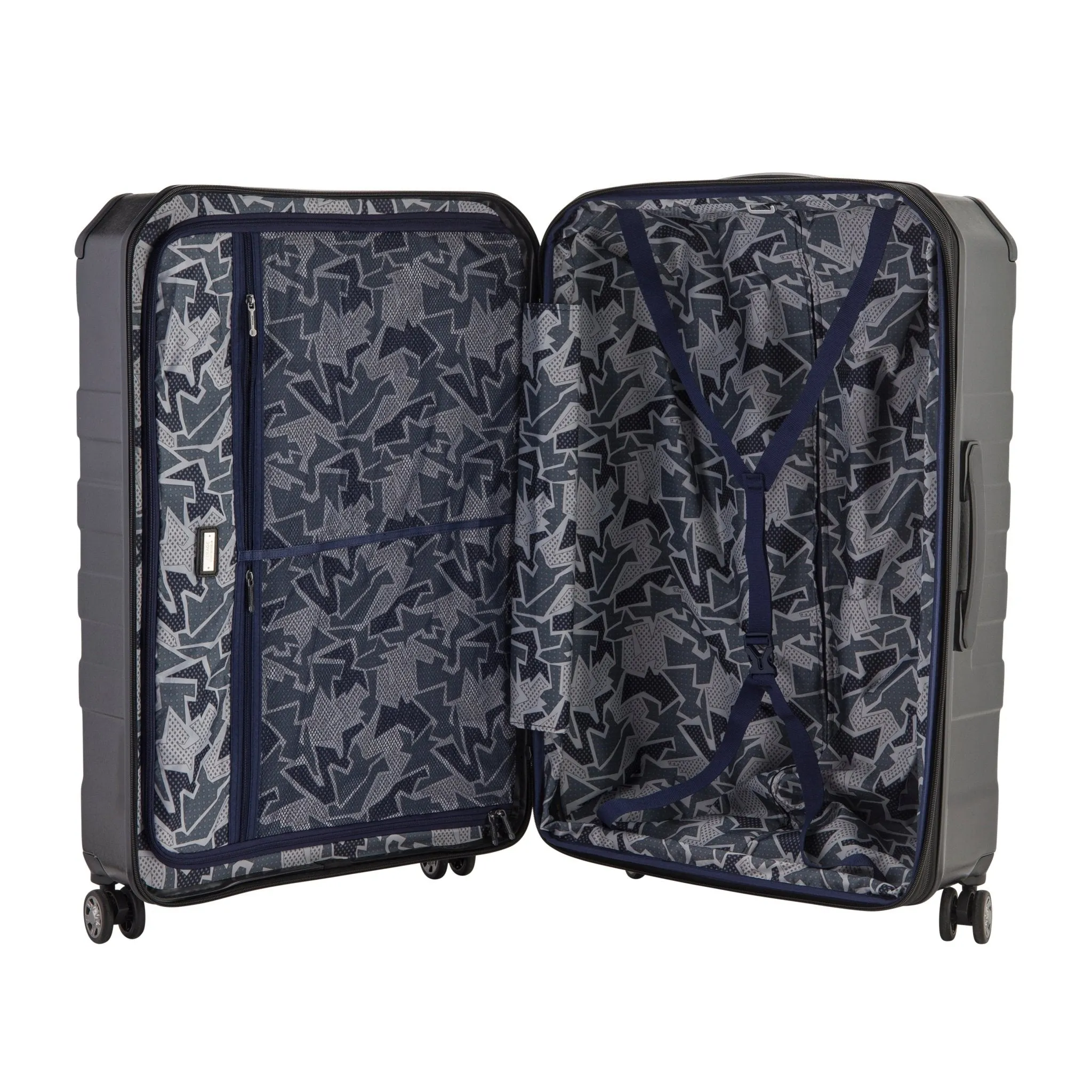 Upright Suitcase Black Set Of 3