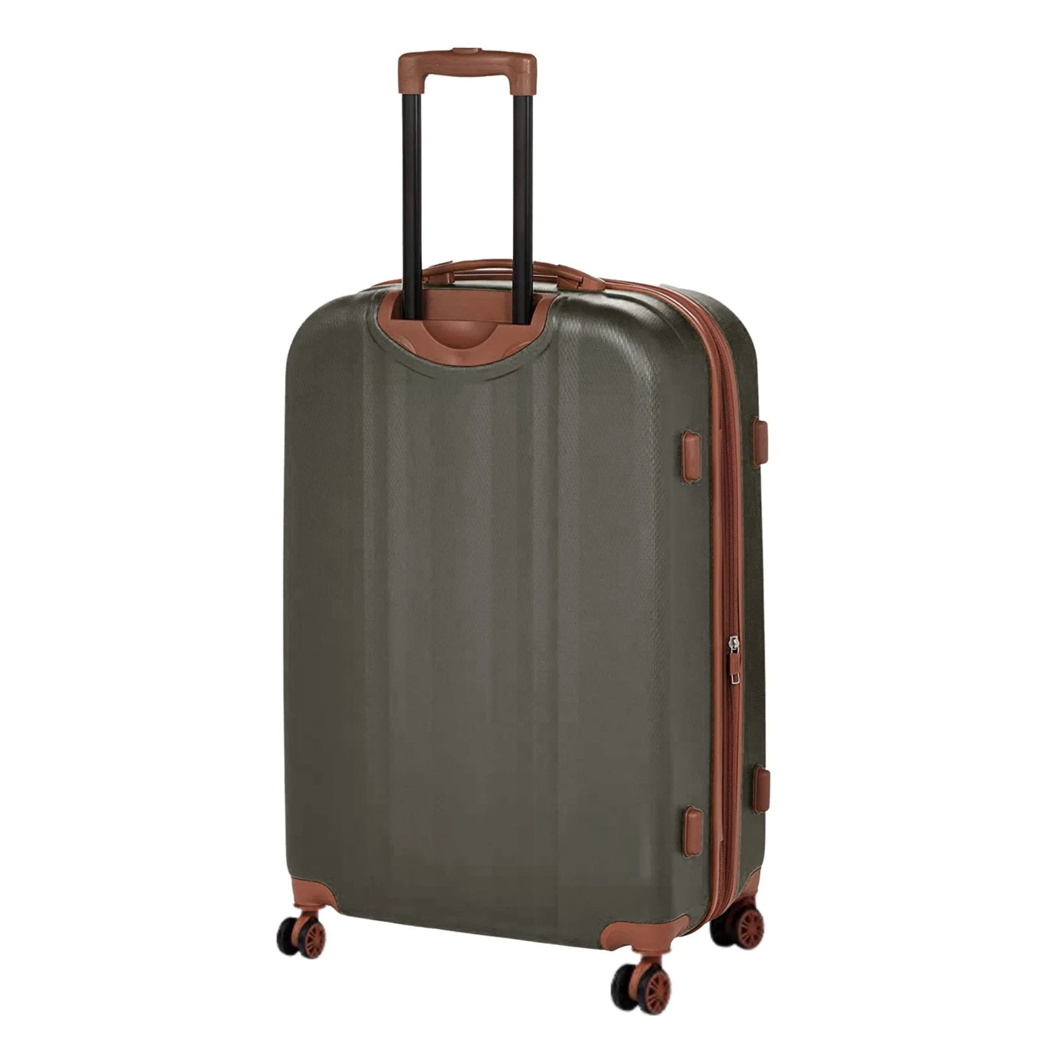 Upright Suitcases Trolley Set of 3 - Dark Grey