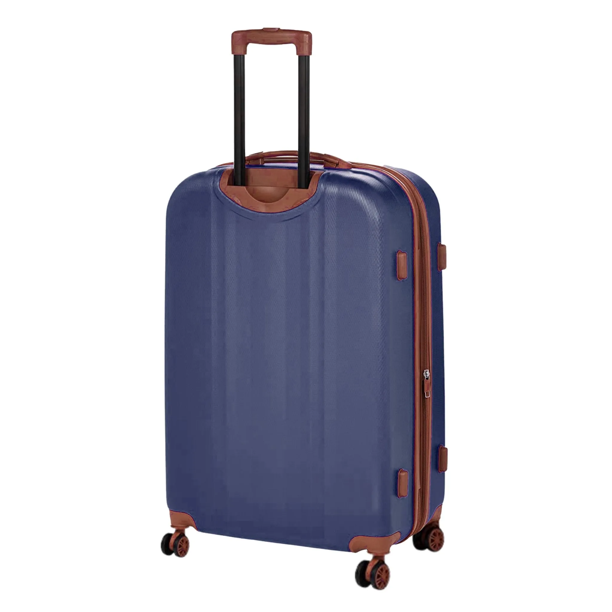 Upright Suitcases Trolley Set of 3 - Navy