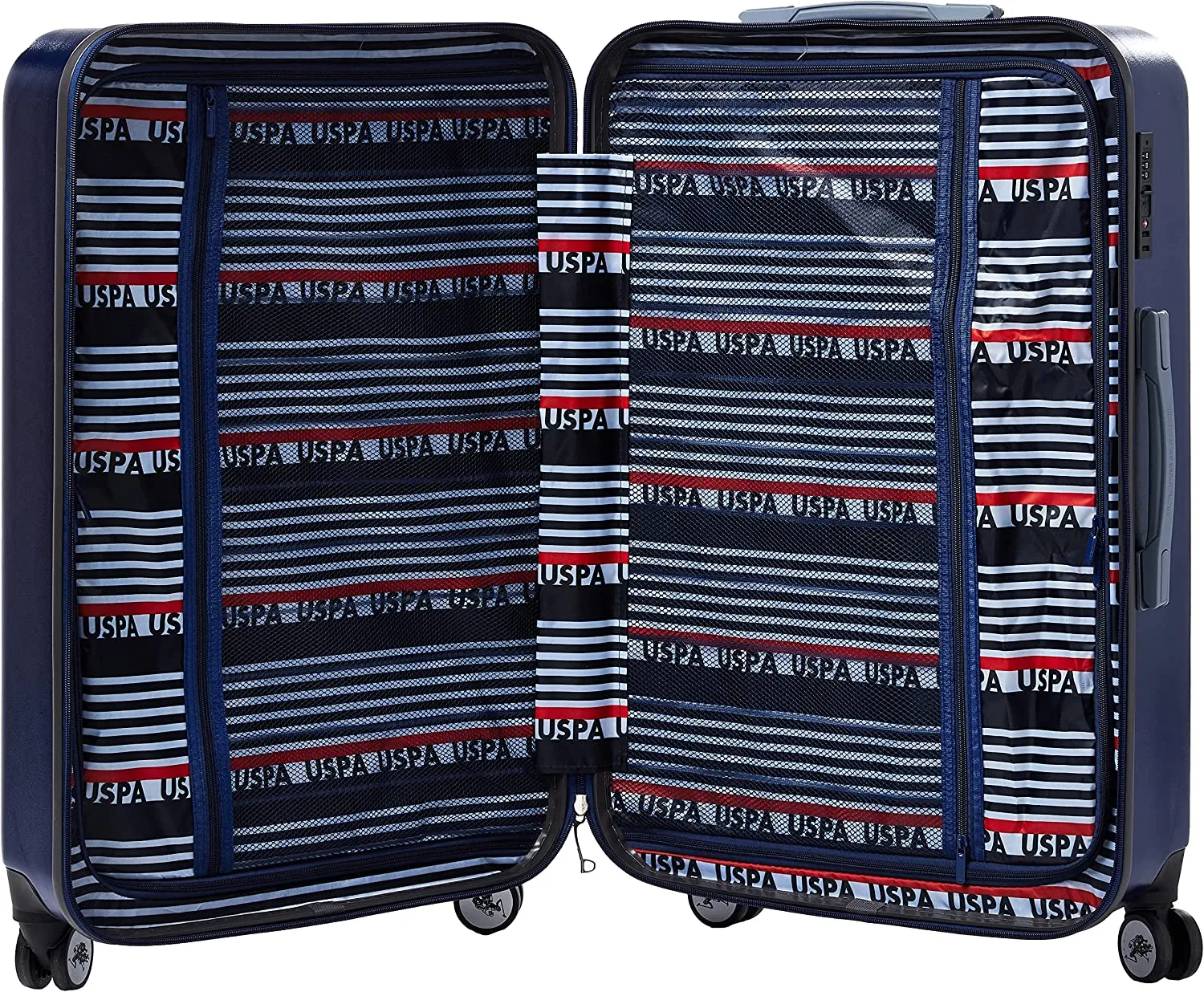 U.S POLO ASSN Hardsuitcase Set of 3-Navy