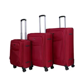 Uster Softcase Trolley-Set of 3 - Red