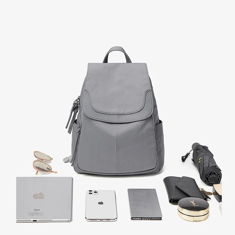 Versatile Urban Backpack Collection in Soft Vegan Leather – Sleek, Durable Design with Multi-Functional Pockets