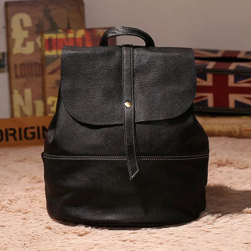 Vintage Leather Womens Backpack Purse Cool Backpacks for Women