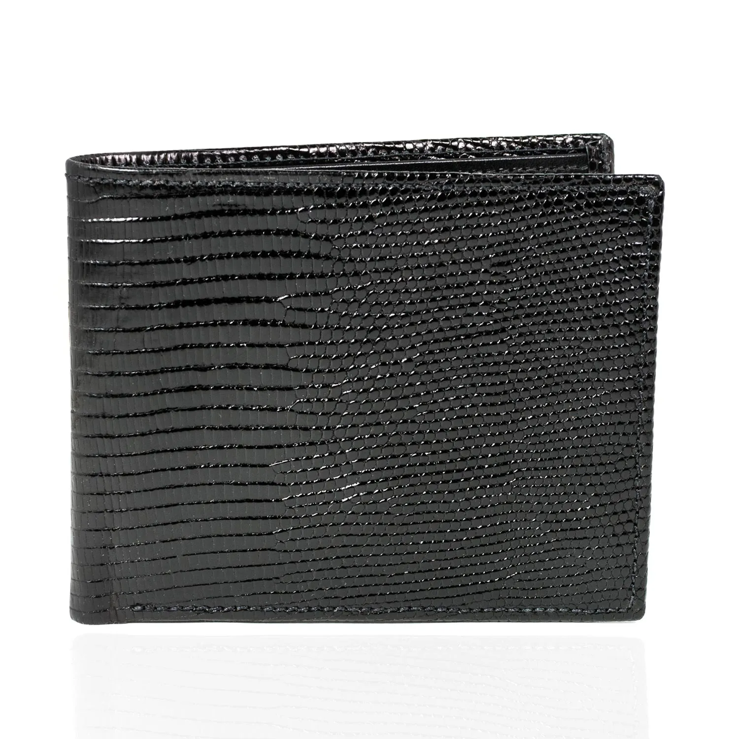 Wallet in Black Lizard