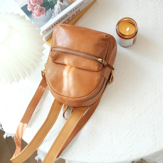 Women's Mini Leather Backpack Ladies Black Backpack Bag For Women