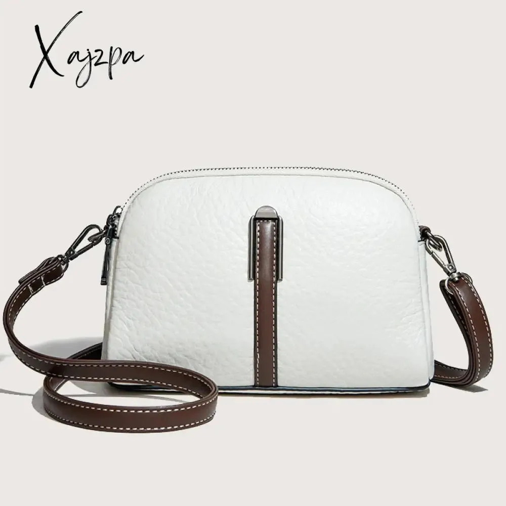 Xajzpa - Cowhide Bag New Crossbody Bags For Women Women's Leather Soft Leather Zero Wallet Fashion Versatile Messenger Bags For