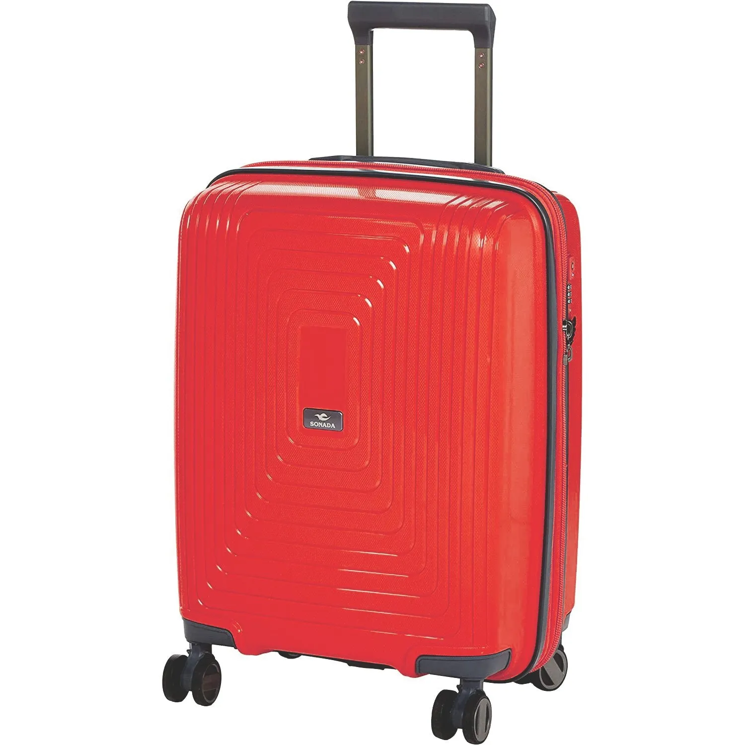 York Hardcase Luggage Set of 4 - Red