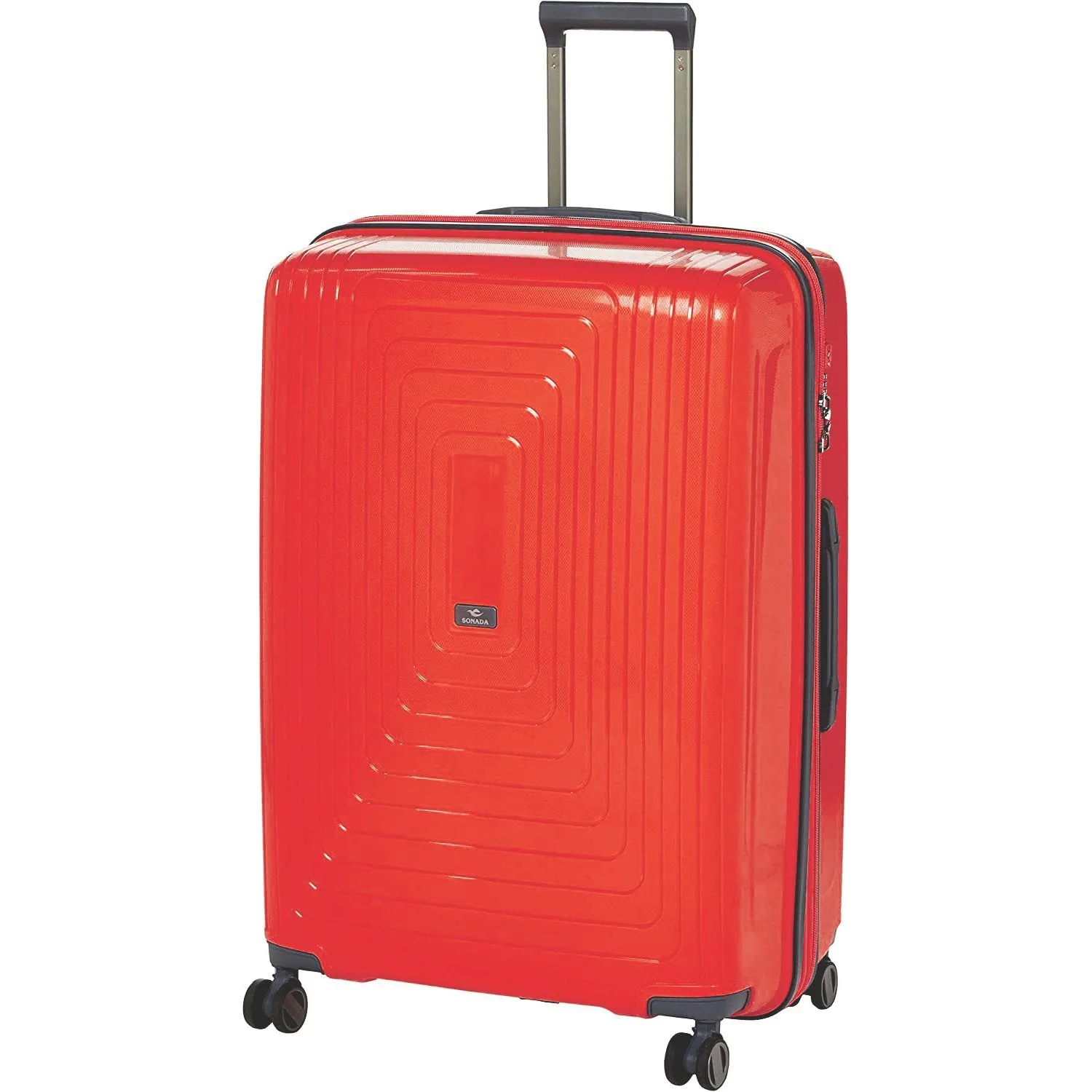 York Hardcase Luggage Set of 4 - Red