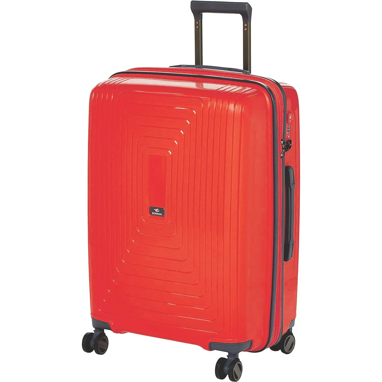 York Hardcase Luggage Set of 4 - Red